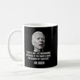 Ziegen sind wie Pilze, denn wenn man einen Mann sc Kaffeetasse
