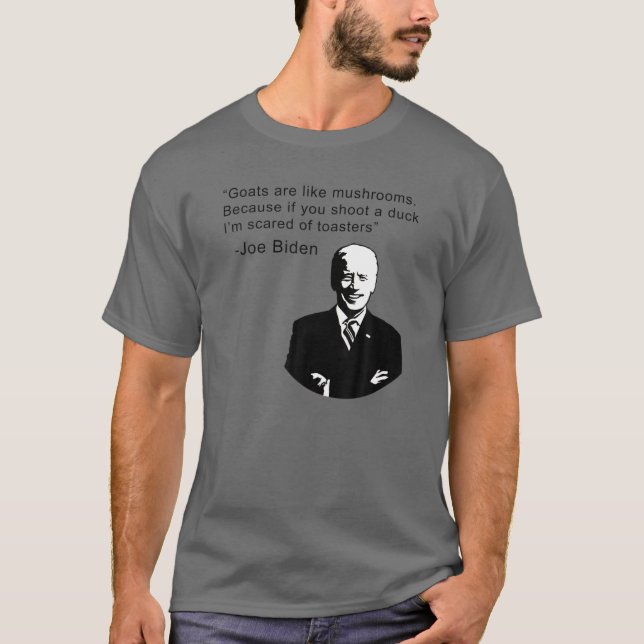 Ziegen sind wie Pilze, denn wenn man einen Mann sc T-Shirt (Vorderseite)