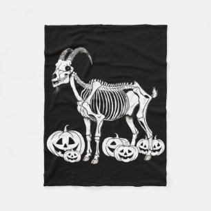 Ziegen-Skelett-Geburtstag Halloween Männer Frauen Fleecedecke
