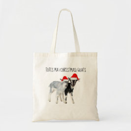 Ziegen Taschen-MAs (Weihnachten) Tragetasche