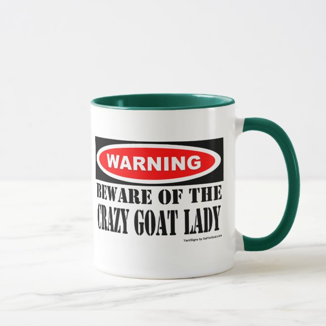 Ziegen-Tasse und Ziegen-Trinkbehälter Tasse (Rechts)