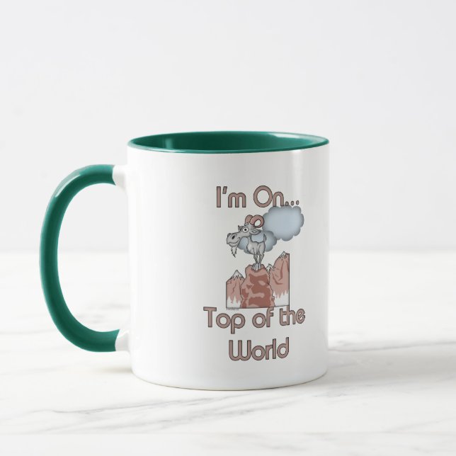 Ziegen-Tasse und Ziegen-Trinkbehälter Tasse (Links)