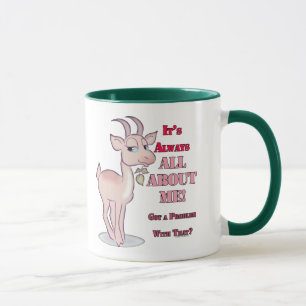 Ziegen-Tasse und Ziegen-Trinkbehälter Tasse