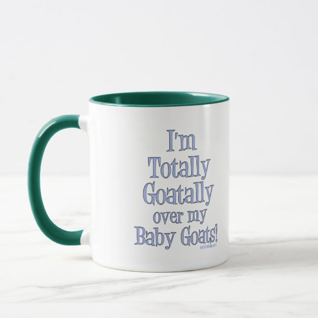 Ziegen-Tasse und Ziegen-Trinkbehälter Tasse (Links)