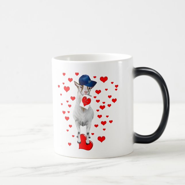 Ziegen-Tasse und Ziegen-Trinkbehälter Verwandlungstasse (Rechts)