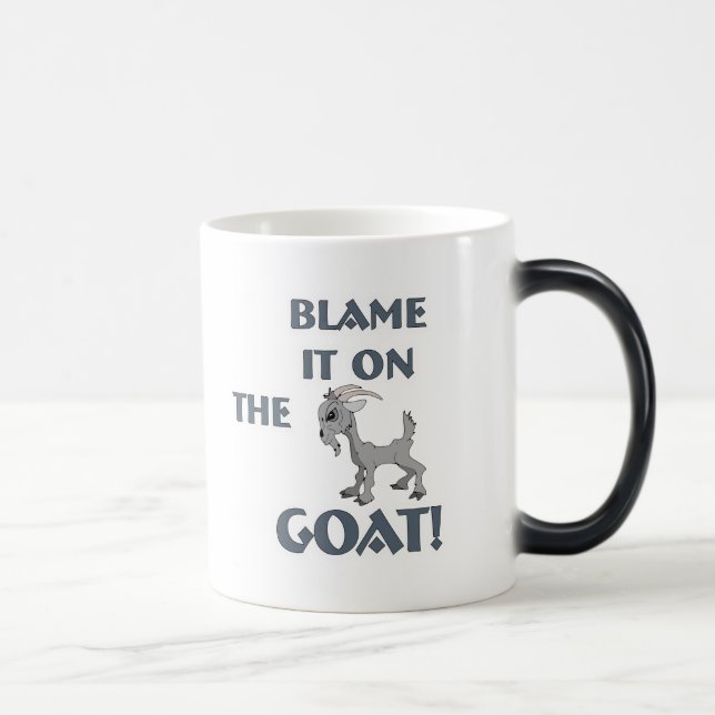 Ziegen-Tasse und Ziegen-Trinkbehälter Verwandlungstasse (Rechts)