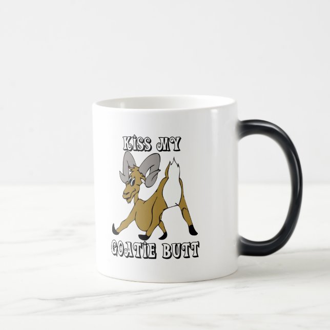 Ziegen-Tasse und Ziegen-Trinkbehälter Verwandlungstasse (Rechts)