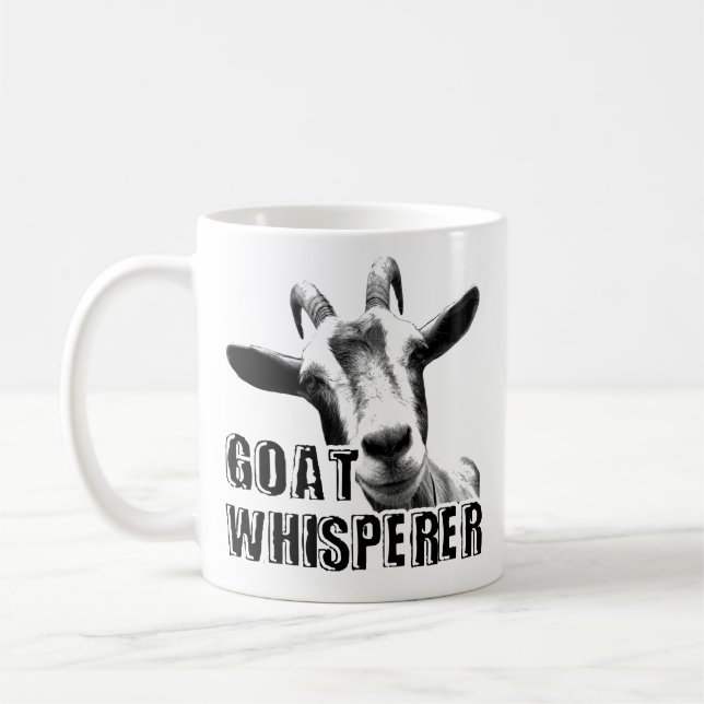 Ziegen-Tasse - Ziegewhisperer-Kaffee-Tasse Kaffeetasse (Links)