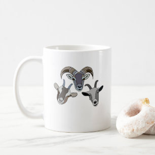 Ziegen-Tier Lustige Ziege Kaffeetasse
