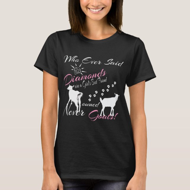 Ziegen und Diamanten T-Shirt (Vorderseite)