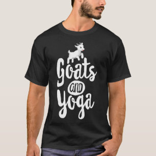 Ziegen und Yoga für Frauen Klasse Zen-Betrieb T-Shirt