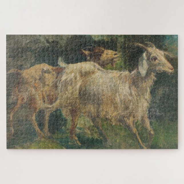 Ziegen (von Vincenzo Caprile) (Horizontal)
