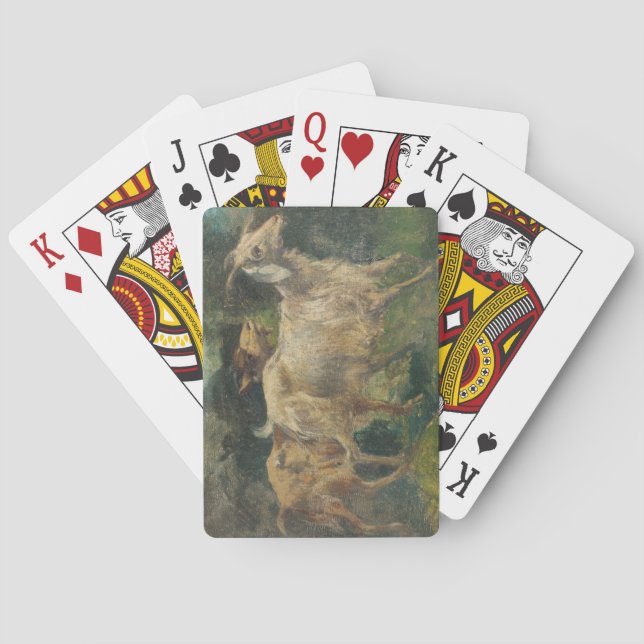 Ziegen (von Vincenzo Caprile) Spielkarten (Rückseite)