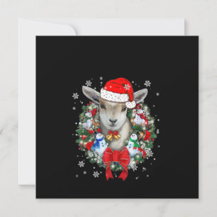 Ziegen-Weihnachts-Schmuck-Dekoration Geschenk X-ma Einladung