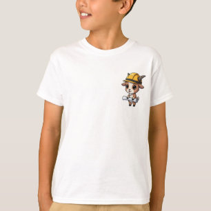 Ziegenarchitekten-Kinder T-Shirt