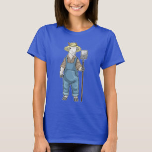 Ziegenbauer Schaufel Farm T-Shirt