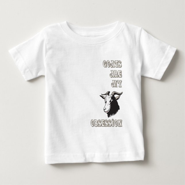 Ziegenbesprechung Baby T-shirt (Vorderseite)