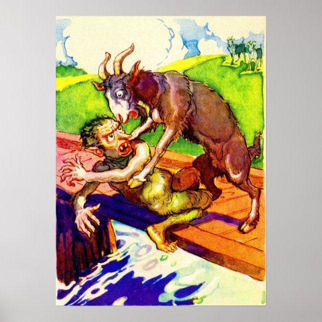 Ziegenbruck und -troll poster (Vorne)
