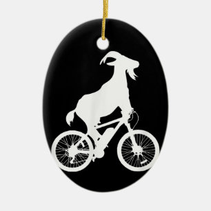 Ziegenfahrer Funny Goat Lover Graphic Keramik Ornament