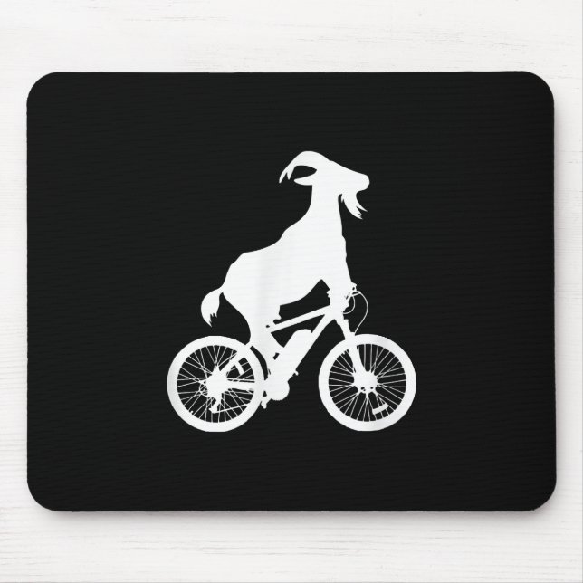 Ziegenfahrer Funny Goat Lover Graphic Mousepad (Vorne)