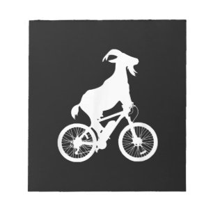 Ziegenfahrer Funny Goat Lover Graphic Notizblock