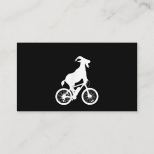Ziegenfahrer Funny Goat Lover Graphic Visitenkarte