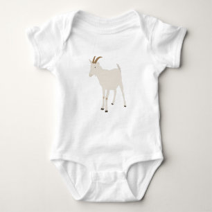 Ziegenfarm Tierillustration  Baby Strampler