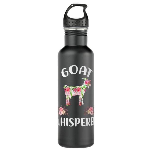 Ziegenflorziege Whisperbucks Experte Kid Caprin Edelstahlflasche (Vorderseite)