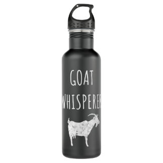 Ziegenflüsterer Yoga Farm Bauer Wildleder Edelstahlflasche
