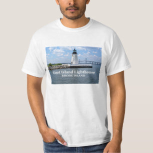 Ziegeninsel Leuchtturm, Rhode Island T - Shirt