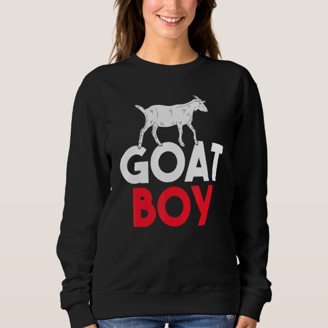 Ziegenjunge Ziegen Sweatshirt (Vorderseite)