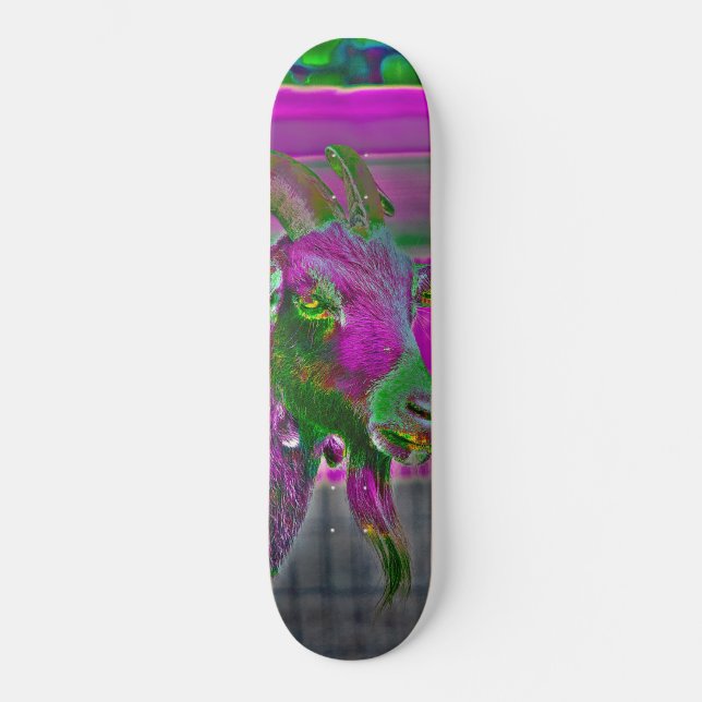 Ziegenkunst Skateboard (Vorderseite)