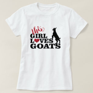 ZIEGENLIEBE   Dieses Mädchen Lieben Ziegen Baby To T-Shirt