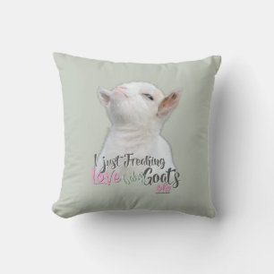 ZIEGENLIEBE   Ich friere einfach LIEBE Babyziegen  Kissen