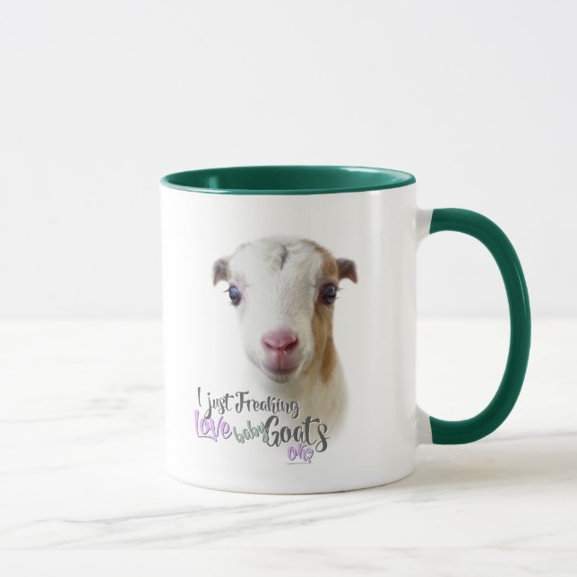 ZIEGENLIEBE | Ich friere einfach LIEBE Babyziegen  Tasse (Rechts)