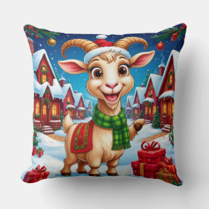 ❄️ Ziegenliebhaber Weihnachtsgeschenk Jahr der Zie Kissen