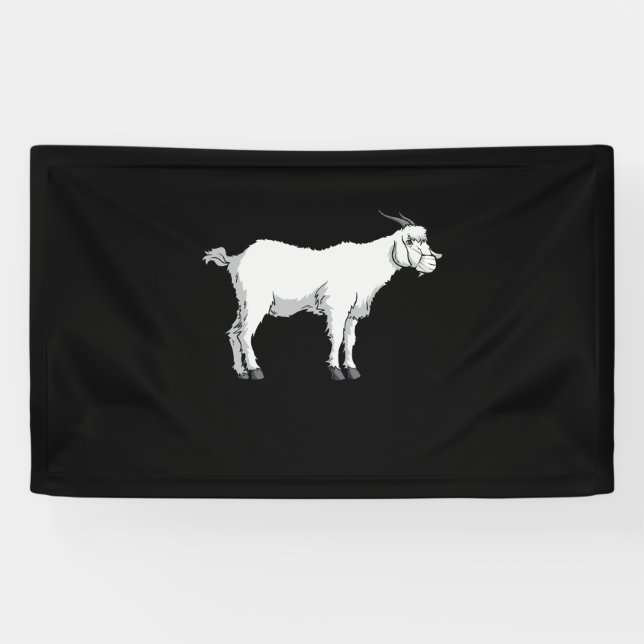 Ziegenmaske Banner (Horizontal)