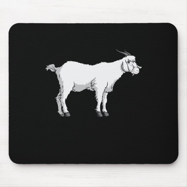 Ziegenmaske Mousepad (Vorne)