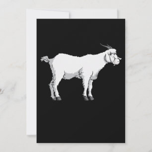 Ziegenmaske Save The Date