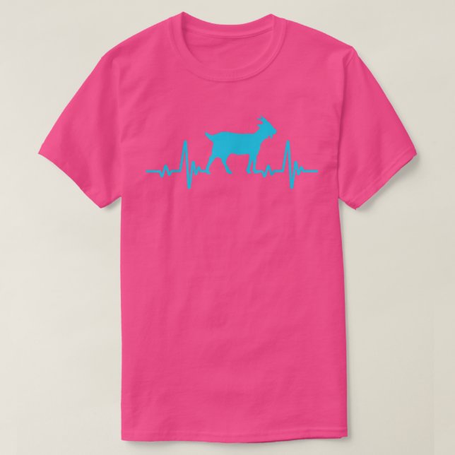 Ziegenpapa Mom Heartbeat T-Shirt (Design vorne)