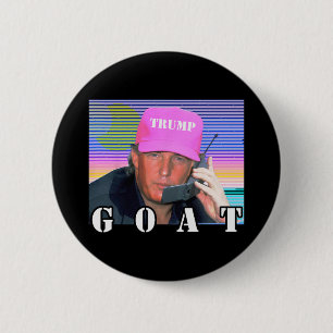 Ziegenrepublikanischer Konservativer Trump 2024 Fu Button