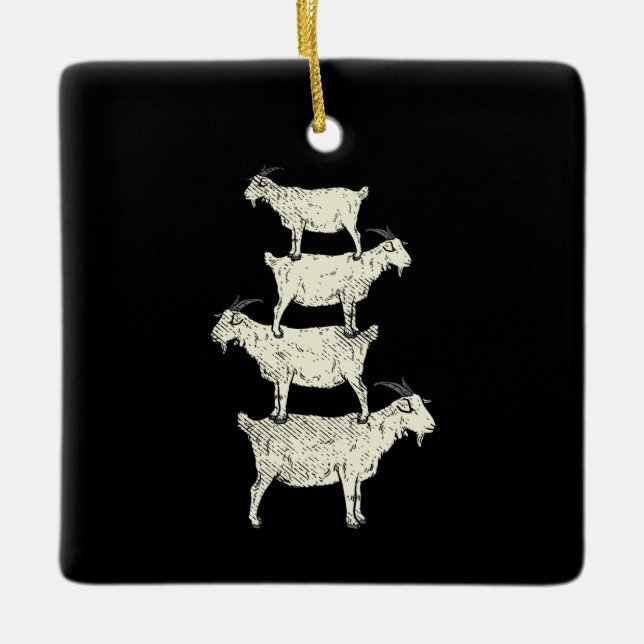 Ziegenrückro Keramikornament (Vorderseite)