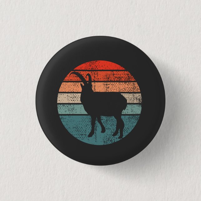 Ziegenrückro Vintag Button (Vorderseite)