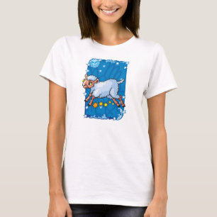 Ziegenschafe, die in den Sternen springen T-Shirt