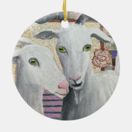 Ziegenschmuck - Keramik Ornament