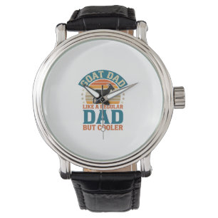 Ziegenvater wie ein normaler Vater, aber cooler Vi Armbanduhr