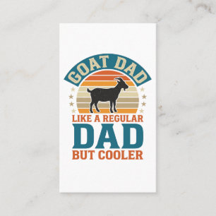Ziegenvater wie ein normaler Vater, aber cooler Vi Visitenkarte