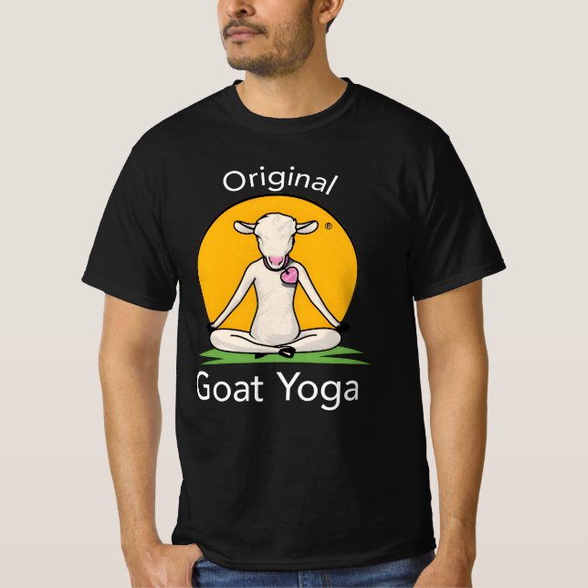 Ziegenyoga-Geschenk T-Shirt (Vorderseite)