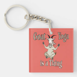 ZiegenYoga ist etwas | GetYerGoat™ Schlüsselanhänger