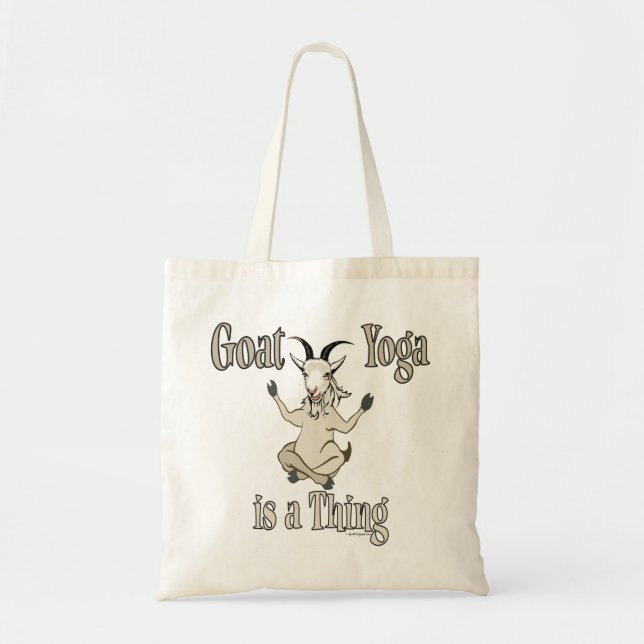 ZiegenYoga ist etwas | GetYerGoat™ Tragetasche (Vorne)